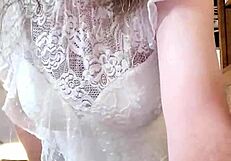 Brunette Shemale Models New Panties For You