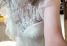 Brunette Shemale Models New Panties For You