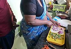 Flashing Hard Cock and Masturbating Boldly in Front of Tamil Maid Kanika