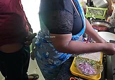 Flashing Hard Cock and Masturbating Boldly in Front of Tamil Maid Kanika