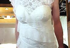 Brunette Shemale Models New Panties For You