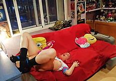 gemma gomory transforms into harley quinn