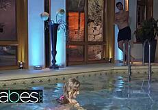 Tiffany Tatum and Kristof Cale Dive Deep in Pool Fun