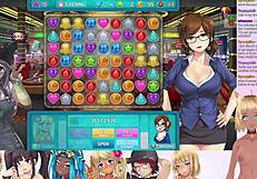 Vtuber Lewdneko Plays Huniepop 2 Double Date Part 6