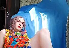 Sexy sissy kitty dancing with big ass.