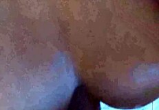 Young lovers explore crossdressing during sex