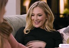 Stepdaughter Rims Stepmom for First Time in Petite 18+ Oral Play