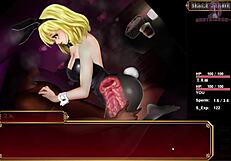 Black Smith-12: Hungry Bunny Girl On Sofa