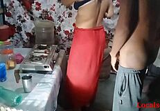 Desi Bhabhi Screams During Hardcore Kitchen Sex With Husband Bent Over!