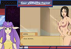 Avatar The Last Airbender Four Elements Trainer Part 27 Shower Fun