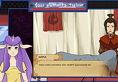 Avatar The Last Airbender Four Elements Trainer Part 27 Shower Fun