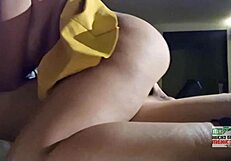 After Sucking His Curved Cock Like Never, Humiliate Me with Shots and Spanks