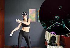 my vr exercises include dancing and workout routines