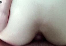 Stunning girl and boy give their first footjob together