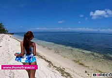 Wanna see a public beach blowjob and fuck?