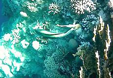 naughty milf mariaold flashes huge natural tits and shaved pussy outdoors