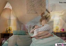 petite babe tries first lesbian muff diving