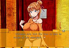 Girlfriend shared by friends in anime hentai game