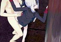 Blue Archive Goth Girl Kayoko In 3D Animation