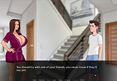 Step Mom Poses in Naughty Lingerie for Hentai Photoshoot