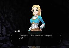 Zelda engages in anal sex in porn game
