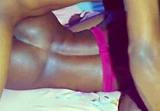 Ebony cowgirl rides hidden