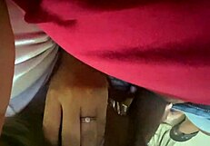 Stepsister shares school stories, I ask for demonstration.