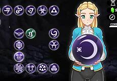 Zelda engages in anal sex in porn game