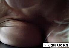 Watch This Home Movie Of Hot Blonde Nikita Masturbating!