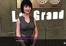 Fashion Business Shows Pussy At Photo Shoot