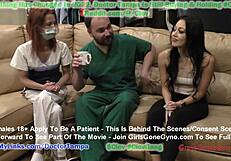 New Hooters girl Blaire Celeste faces humiliating exam by Dr. Stacy Shepard. Can she sling wings after?