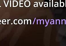 Cum on the ass of his friend's girlfriend in doggystyle, missionary, and riding