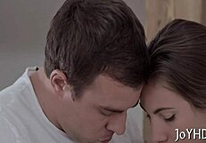 Teenie Craves Sloppy Blowjob And Oral Sex With Cock.