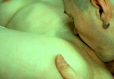 amateur couple in passionate lingerie scene