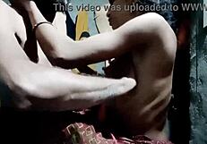 There was this intense moment of sexy kissing between them.