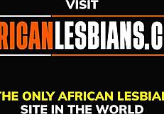 African Lesbians Devour Pussy in Bedroom Passion