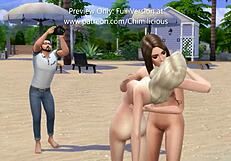 Lucky cameraman scores a wild threesome with stunning blonde models on set. what a dream gig!