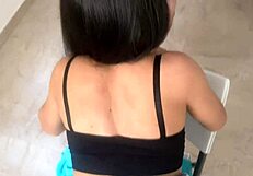 Me Cojo A Mi Vecina Infiel Para Un Rapidín En El Estudio!