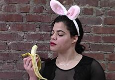 Roxy Loves Banana With Lipstick