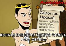 uhh, brazilian gay cartoon gods got huge dicks, man!
