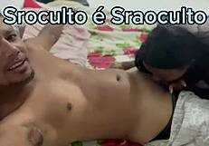 wife in couple flashes and swallows everything