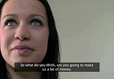 'I love anal,' says brunette amateur in hd casting