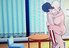 huge tits babe gives blowjob to big cock