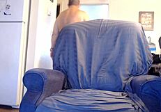 Amateur webcam cock play in loin cloth with hap dyer