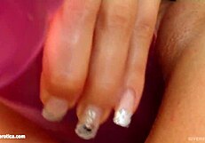 bridget fingers herself solo on sapphix