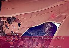 trap genesis jyosou souseiki hinowa 2 gets wild in steamy anal scene