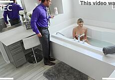 Nannyspy teen babysitter gets her wet pussy destroyed by boss in wild cowgirl ride. It’s pure chaos!