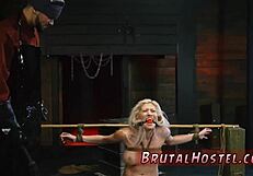 skinny platinum-blonde ultra-cutie cristi in bondage exploration