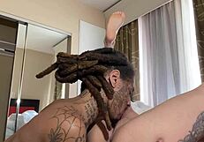 Latina Gets Early Valentines Muff Diving And Big Black Cock Fucking!