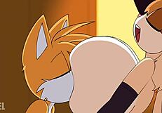 vanilla the rabbit plays a sexy witch role